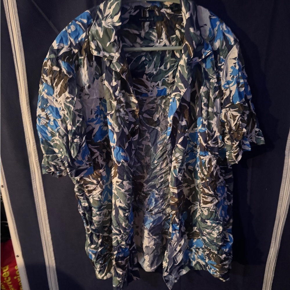 Men's floral Camouflage Short Sleeve Jacket